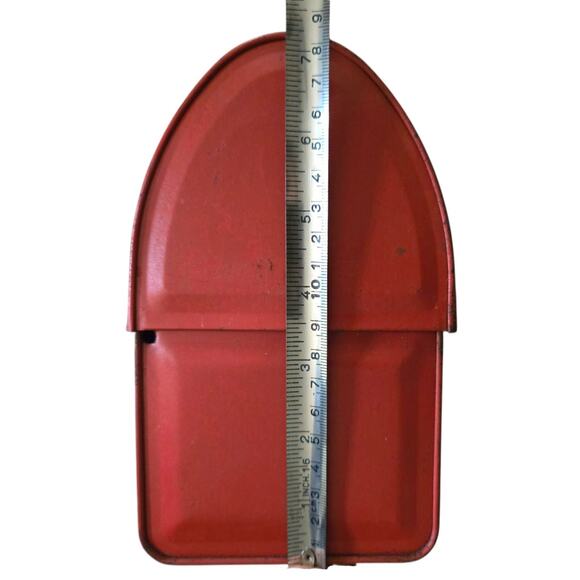 VTG Aladdin Industries Metal Dome Snap Buckle Red Lunch Box - Picture 9 of 11